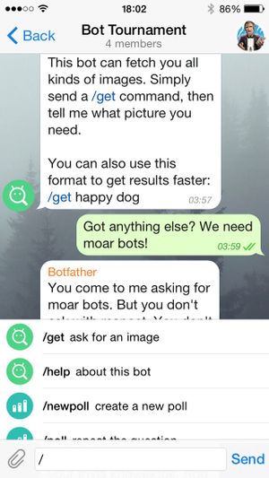 Suggested commands for multiple bots