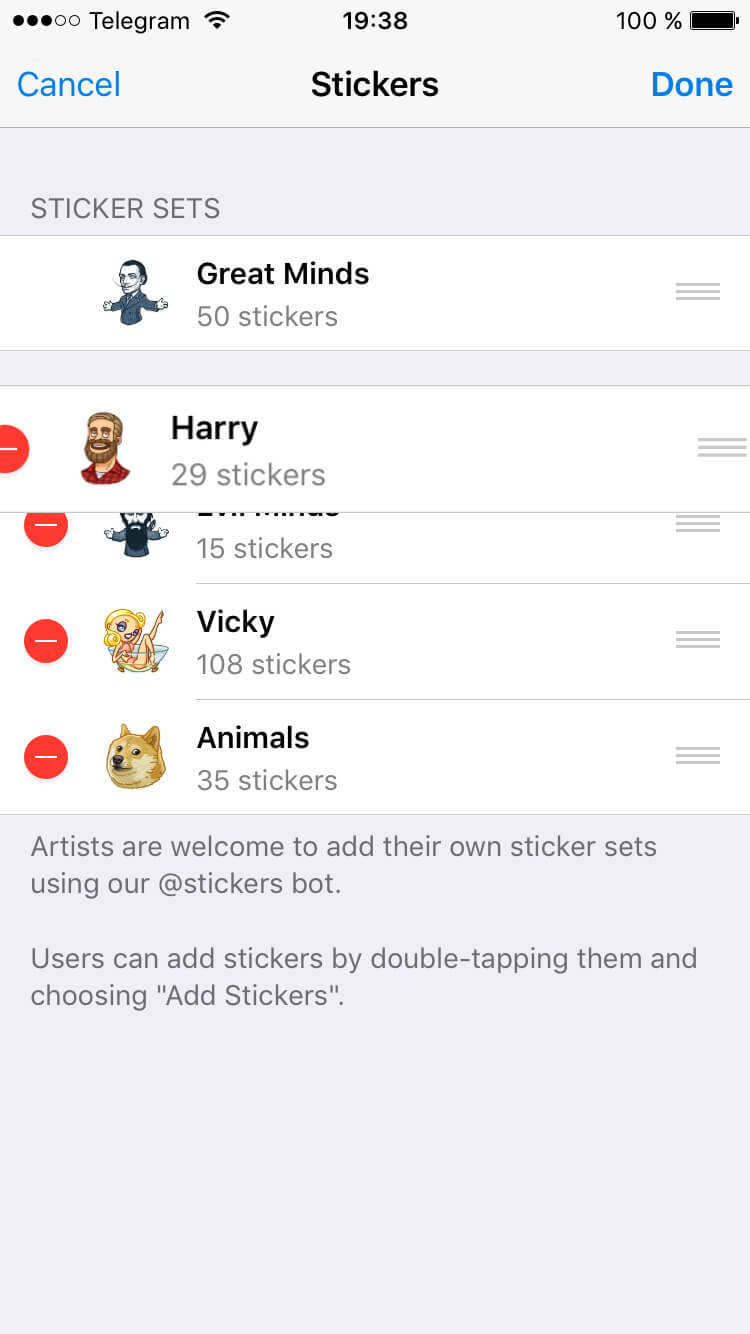 Можно ли удалить стикеры в телеграмме фото 104