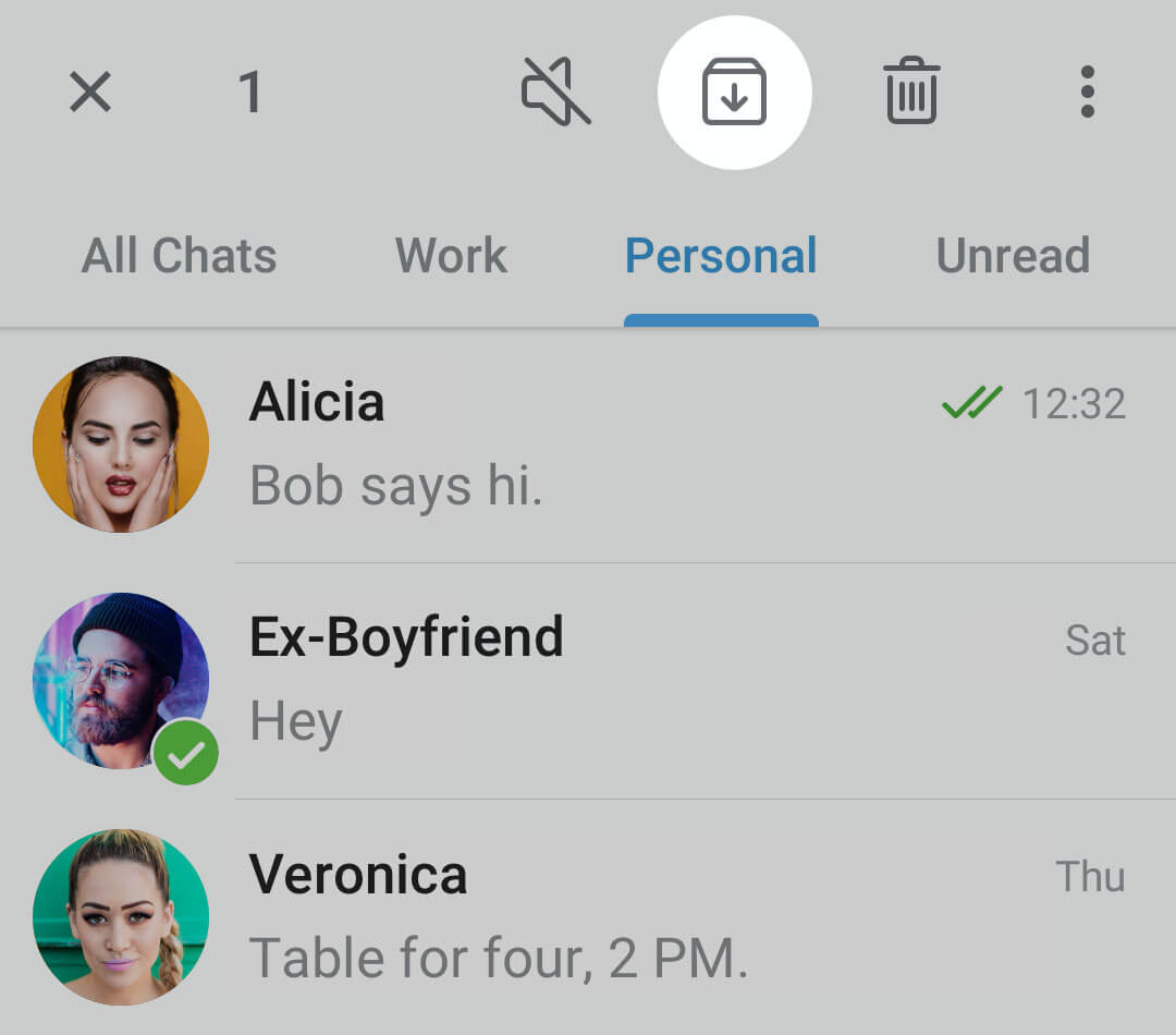 Как удалить непрочитанные сообщения в телеграмме фото 104