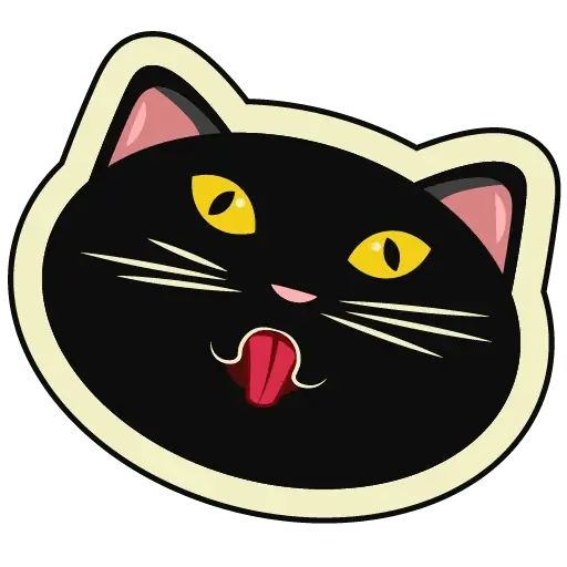 Набор стикеров для Telegram «Пузатые котики»