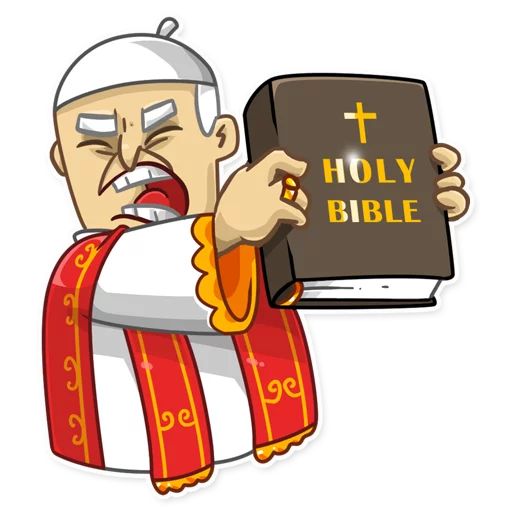 Стикер «Папа Римский-12»