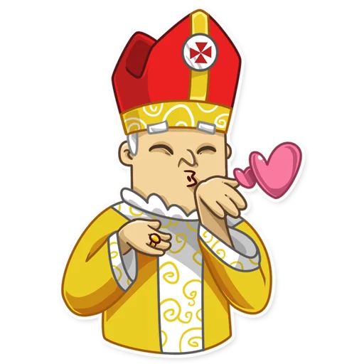 Стикер «Папа Римский-2»