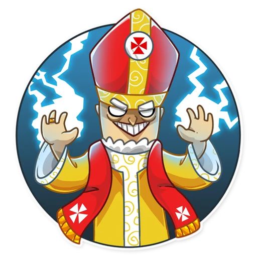 Стикер «Папа Римский-6»