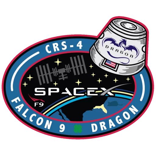 Стикер «Эмблемы миссий SpaceX-11»