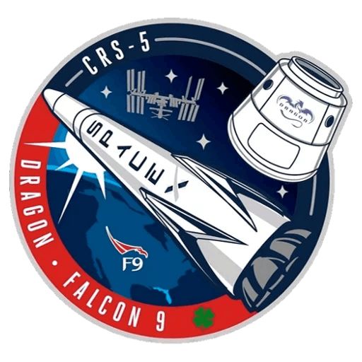 Стикер «Эмблемы миссий SpaceX-12»