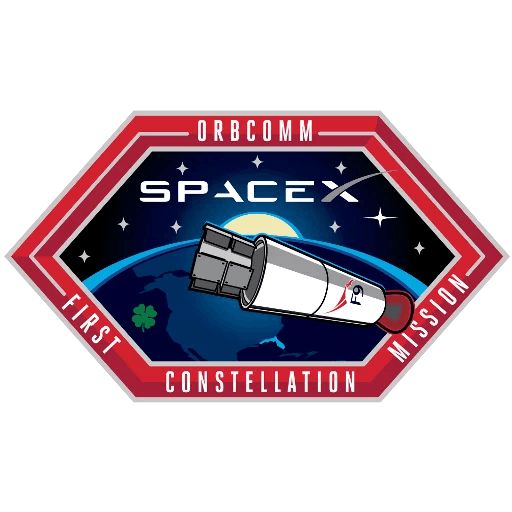 Стикер «Эмблемы миссий SpaceX-8»