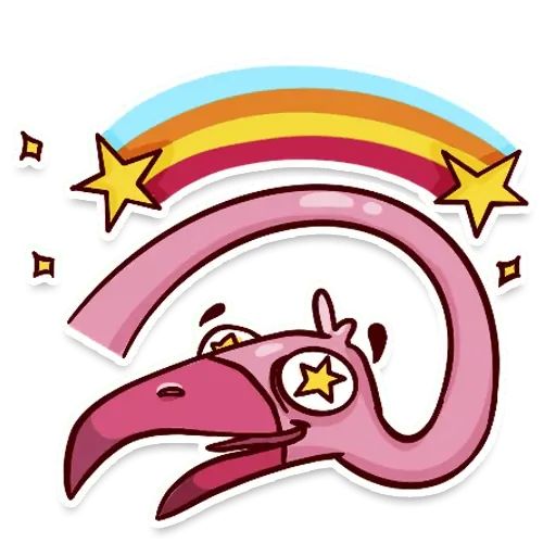 Стикер «Фламинго-11»