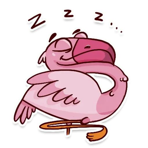 Стикер «Фламинго-4»