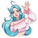 Набор стикеров «Альма»