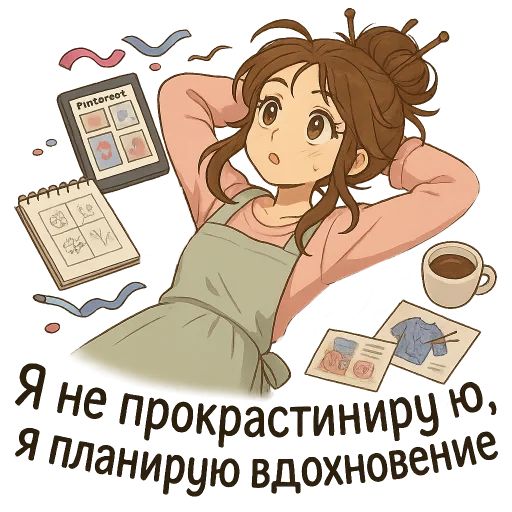 Стикер «Любаша рукодельница-11»