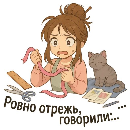 Стикер «Любаша рукодельница-4»