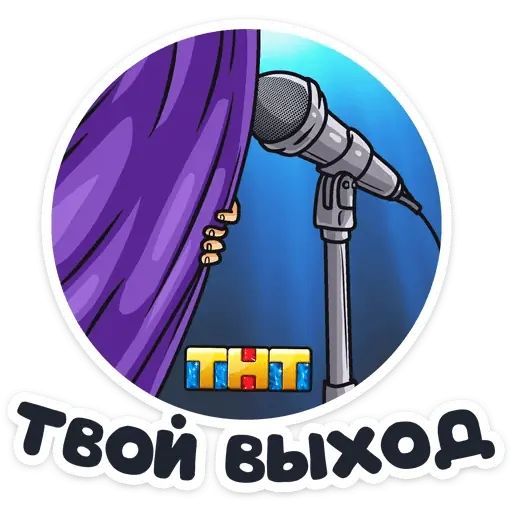 Стикер «Телеканал ТНТ 2019-8»