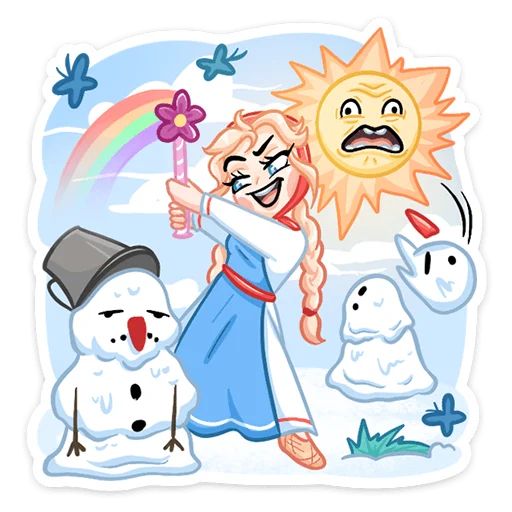 Стикер «Маслёна-8»