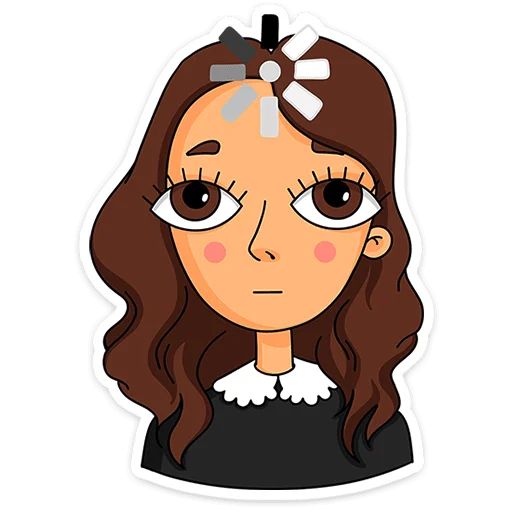 Стикер «Женский стендап-12»