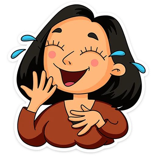 Стикер «Женский стендап-8»