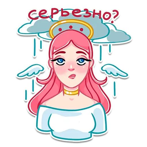 Набор стикеров для Telegram «Prosto Ангелы и Демоны»