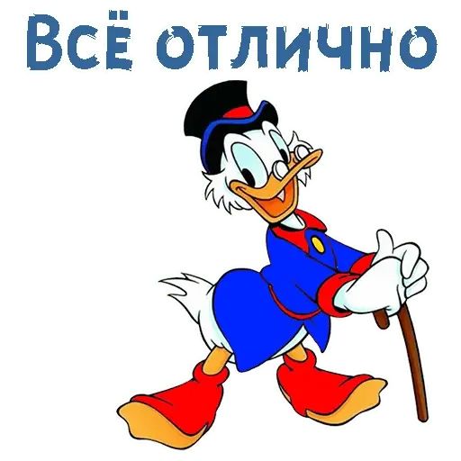 Стикер «Скрудж Макдак-2»