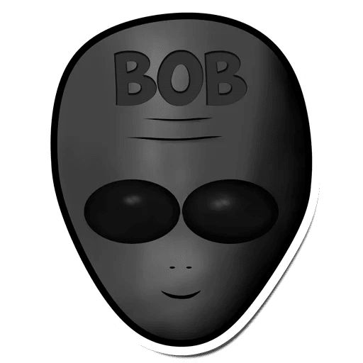 Стикер «Пришелец по имени Боб-1»