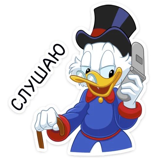 Стикер «Скрудж МакДак-5»