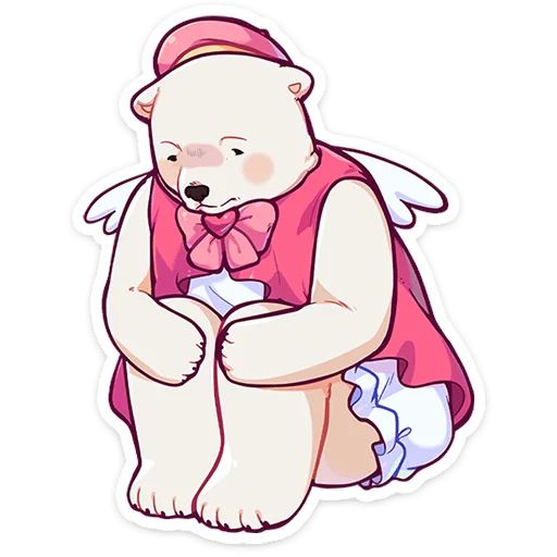 Стикер «Мишка Малышка-10»