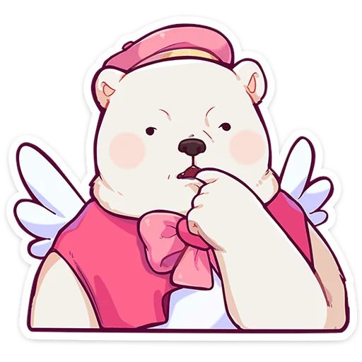 Стикер «Мишка Малышка-11»