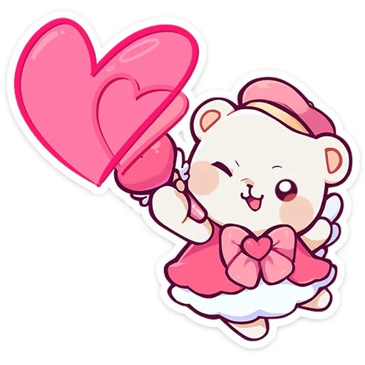 Стикер «Мишка Малышка-3»