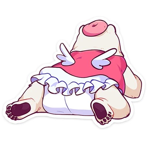 Стикер «Мишка Малышка-5»