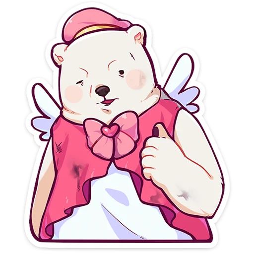 Стикер «Мишка Малышка-9»