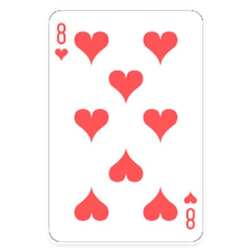 Стикер «Игральные карты-10»