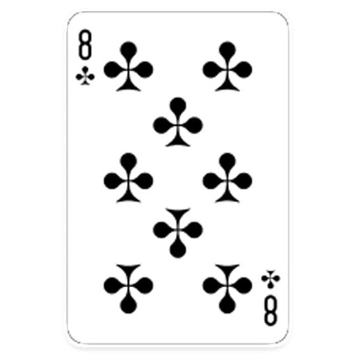 Стикер «Игральные карты-12»