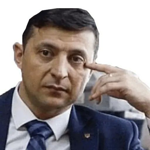 Стикер «Владимир Зеленский-9»