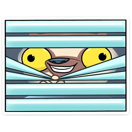 Набор стикеров для Telegram «Офисный Сифака»