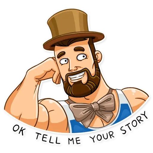 Стикер «Спортивный парень-12»