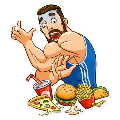 Стикер «Спортивный парень-3»