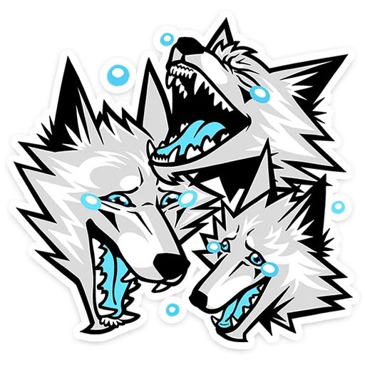 Стикер «Волчара-1»