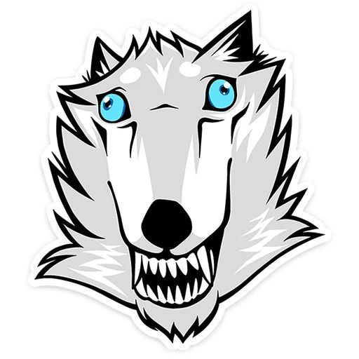 Стикер «Волчара-8»