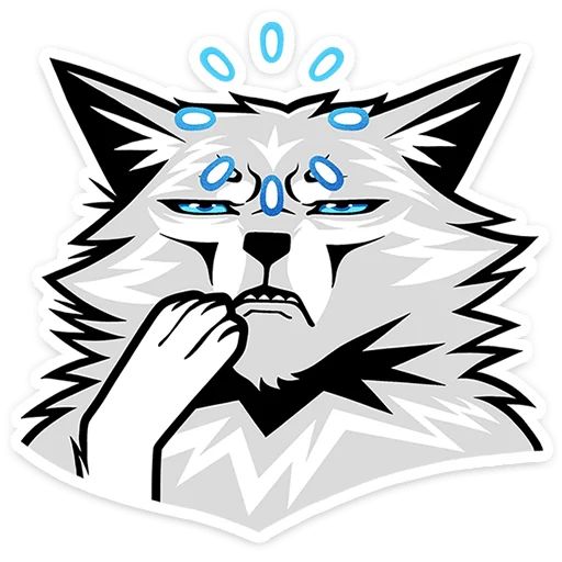 Стикер «Волчара-9»