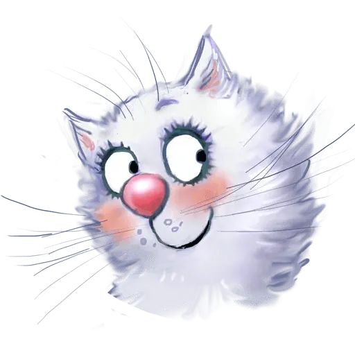 Рисунок подмигивающий кот