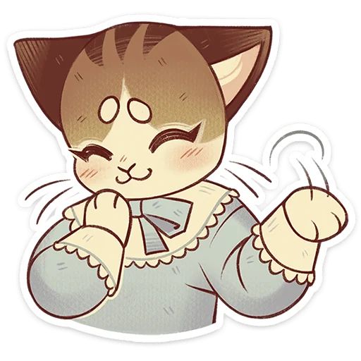 Стикер «Лапка и Пломбир-8»