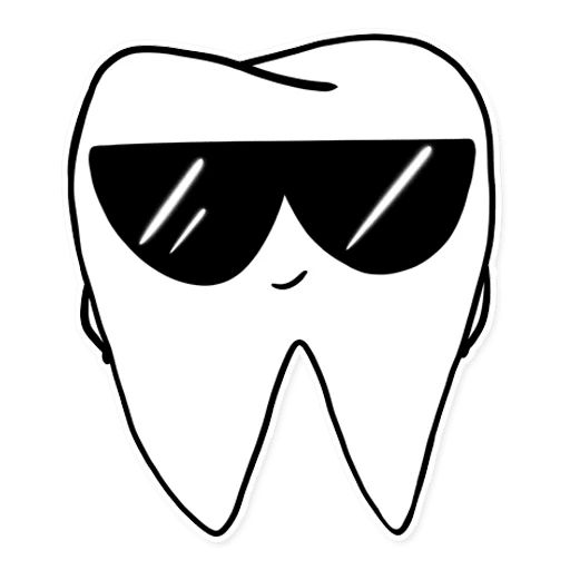 Стикер «Коренные зубы-1»