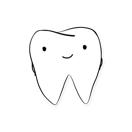 Стикер «Коренные зубы-4»