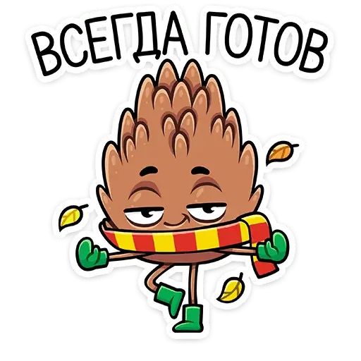 Стикер «Шишка Братишка-2»