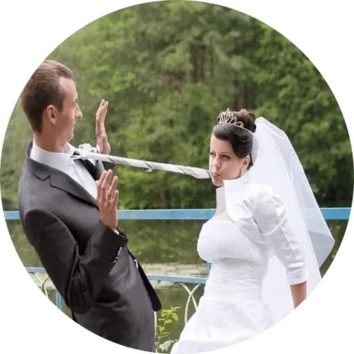 Стикер «Ах, эта свадьба-1»