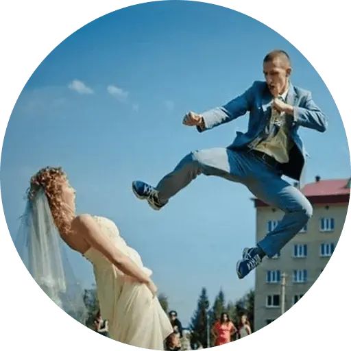 Набор стикеров для Telegram «Ах, эта свадьба»