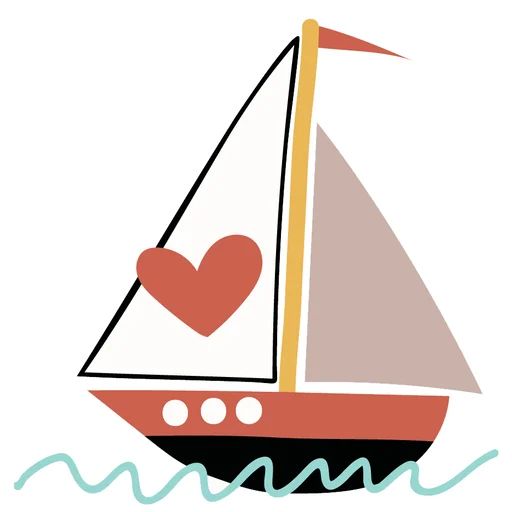 Стикер «❤ Я люблю море-3»