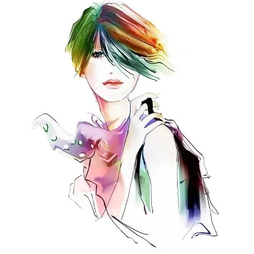 Стикер «Женщины в искусстве-11»