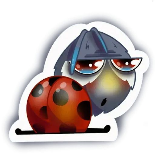 Стикер «Божья коровка-4»