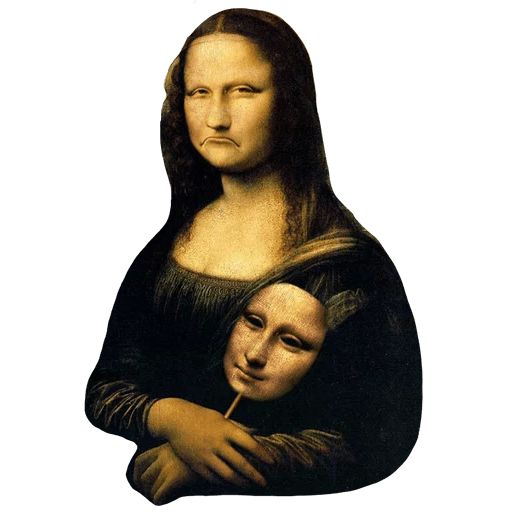 Стикер «Мона Лиза-11»