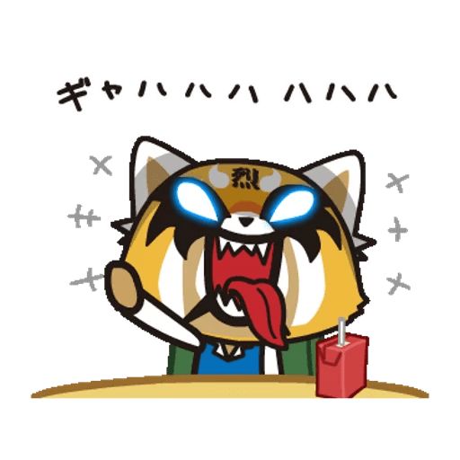 Стикер «Aggretsuko-11»