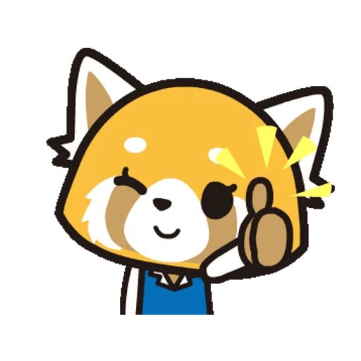 Стикер «Aggretsuko-2»